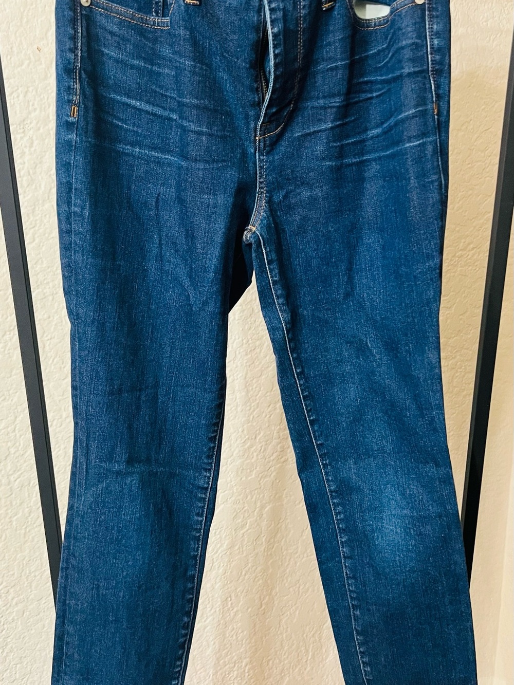 Madewell slim-straight Jeans in Dark Blue Wash